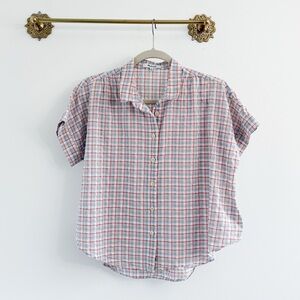 Madewell Hilltop Plaid Shirt Small
